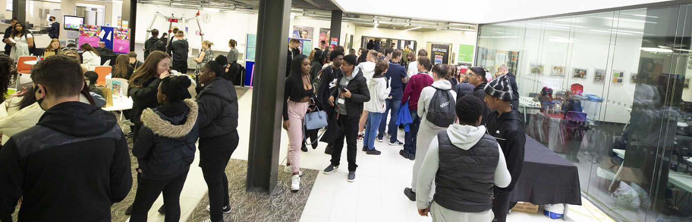 Students in Foyer