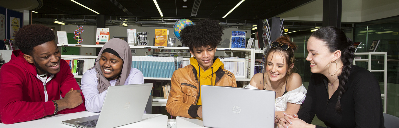 Students in Library